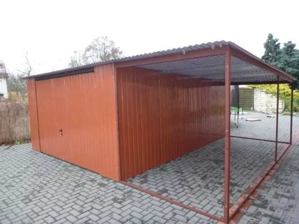 Garaż blaszany Blaszak Schowek na budowę Producent CENA z DOSTAWĄ