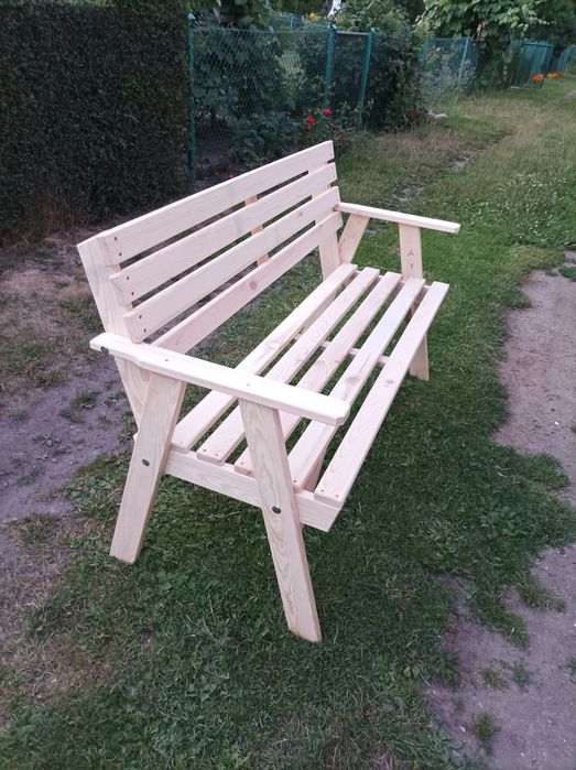 Ławka ogrodowa sosnowa