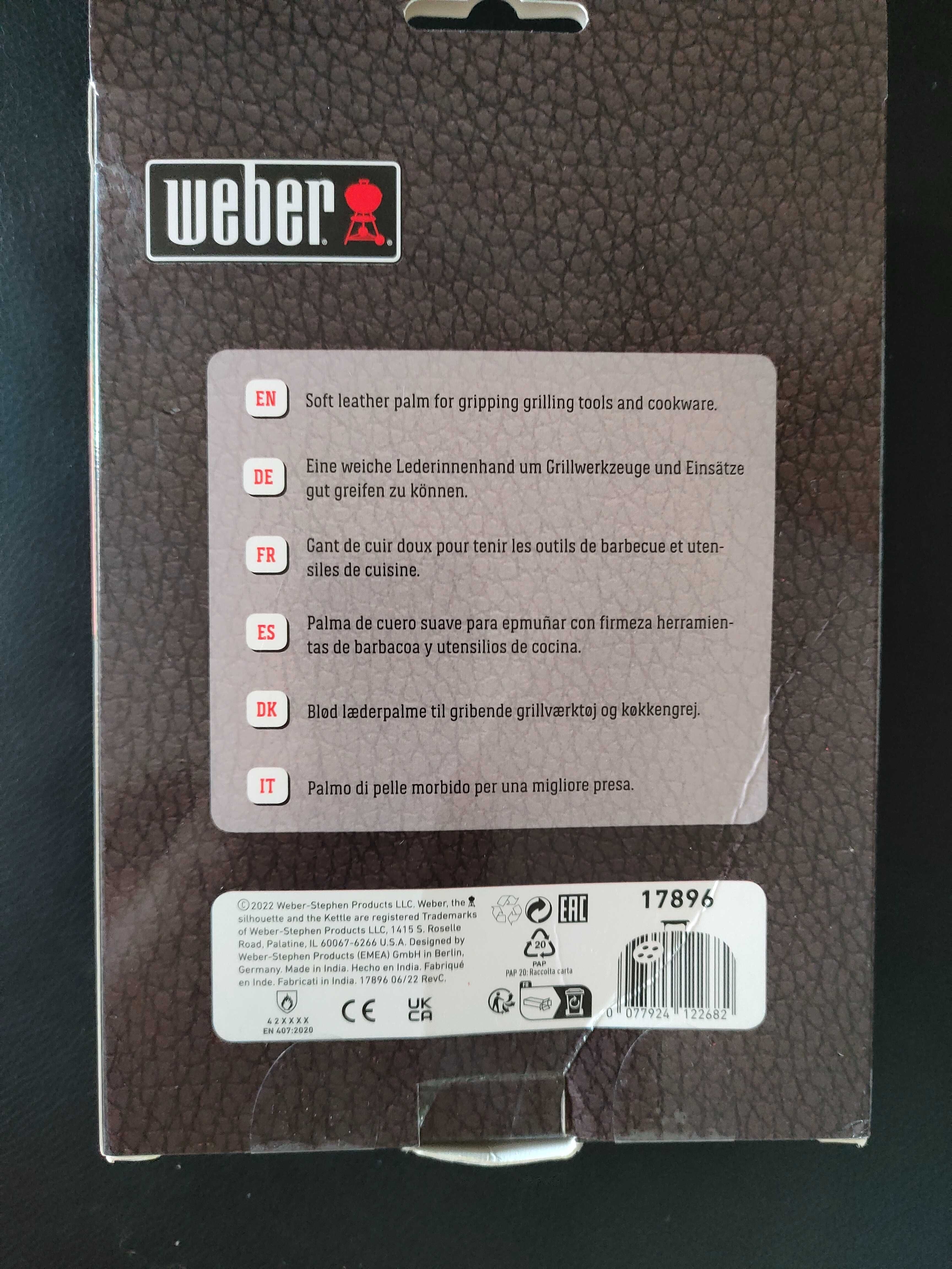 Rękawice skórzane do grillowania Weber 17896 1 para