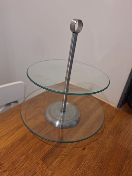 Patera na ciasto szklana