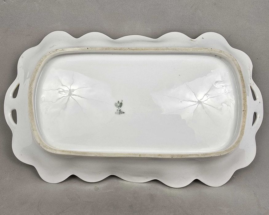 Patera półmisek róże Silesia Königszelt AG Jaworzyna Śląska 1914/18r