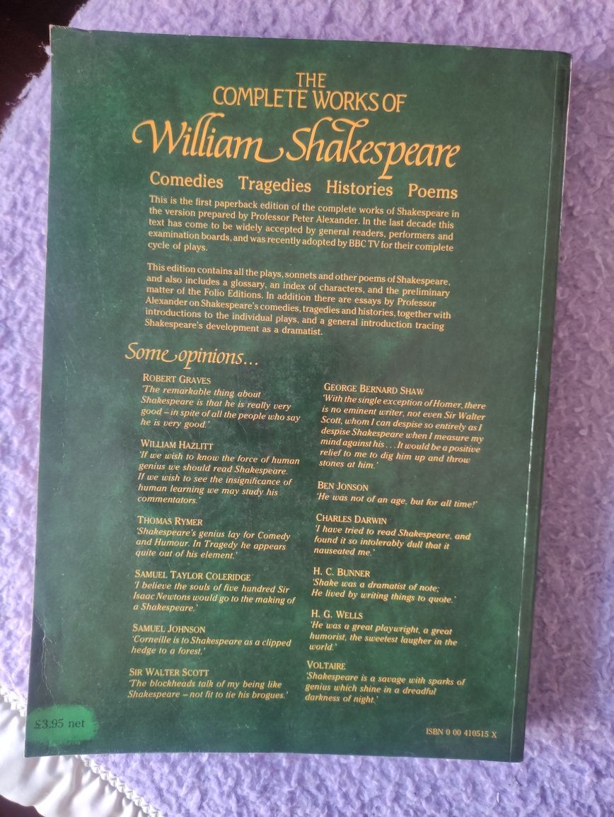 As obras completas de William Shakespeare