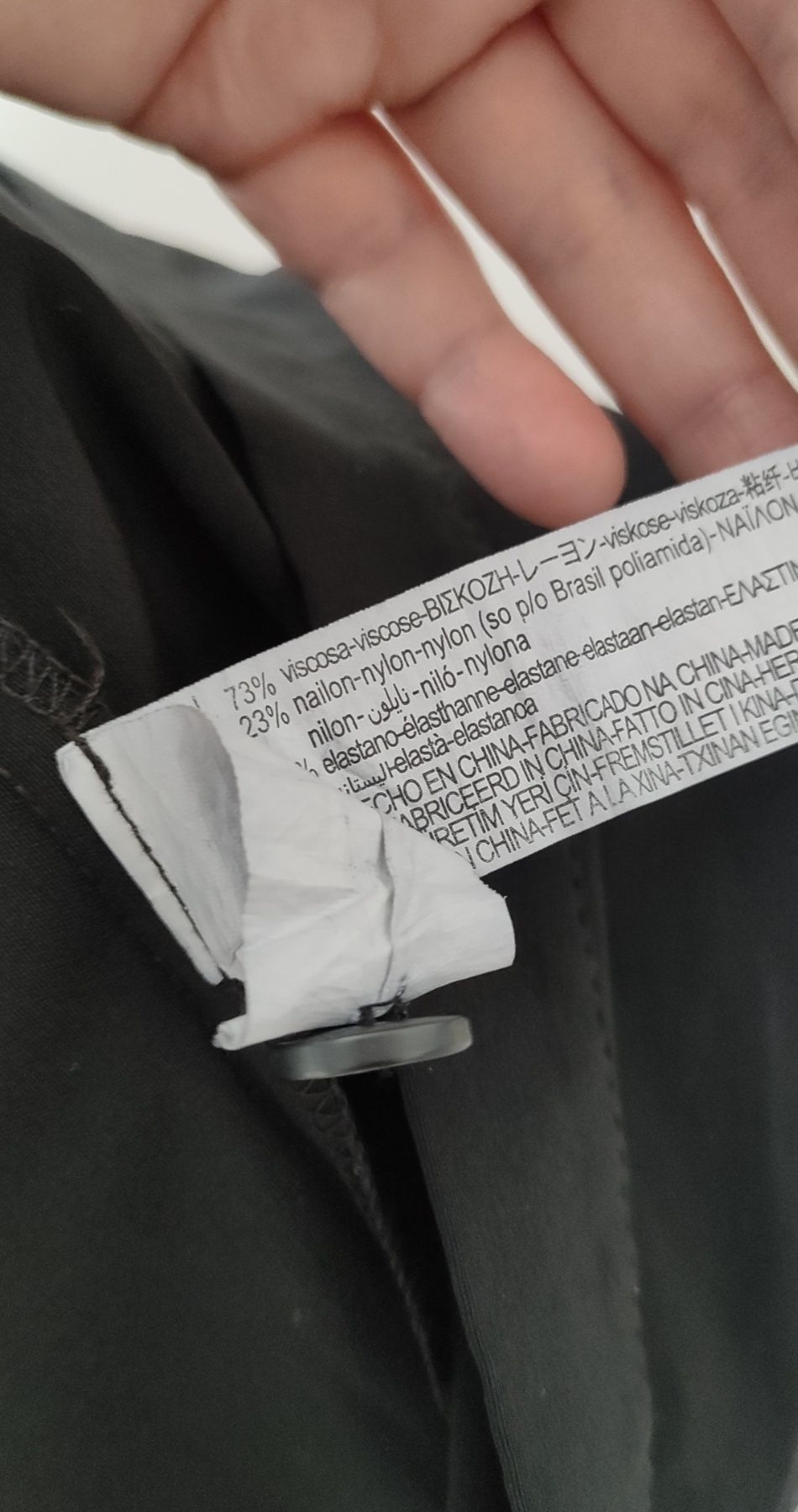 Długa sukienka koszulowa Zara 40