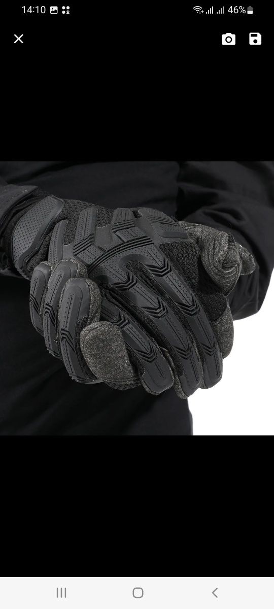 Тактичні рукавиці,чорні