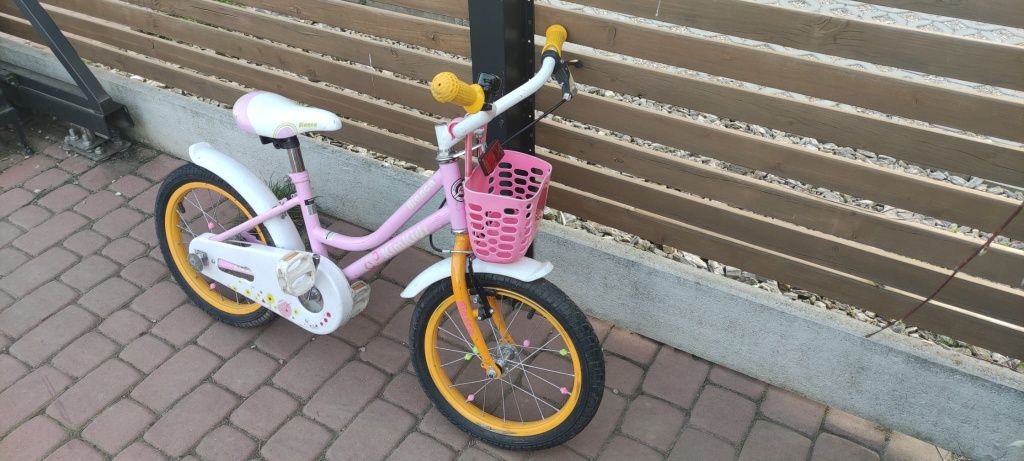 Rower rowerek dla dziewczynki 16 cali 16 damka do nauki