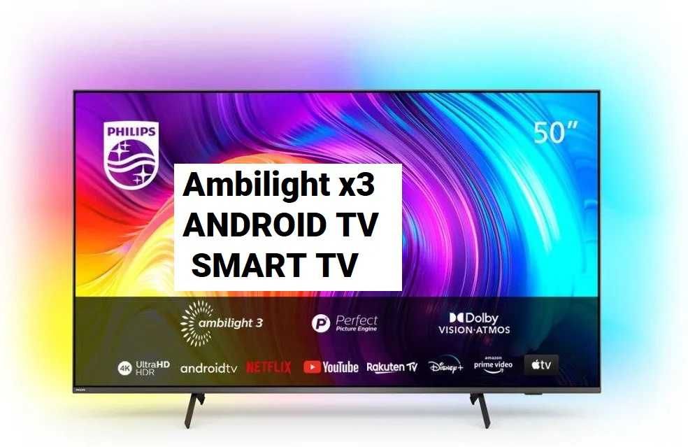 Telewizor LED Philips 50PUS8517/12 UHD 4K Smart TV Ambilight x3