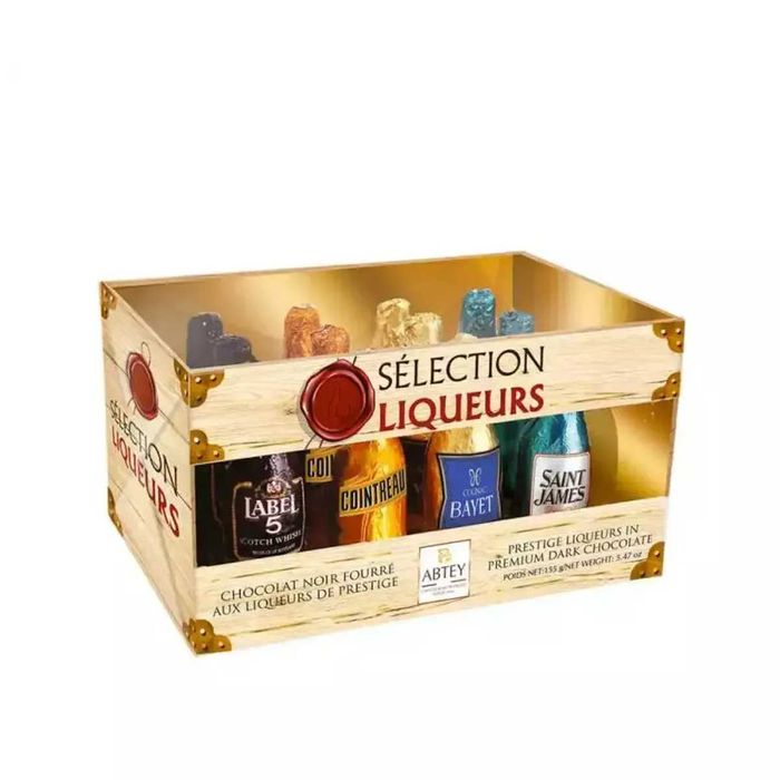 Шоколадні  пляшечки Abtey Selection Liquers 155 гр