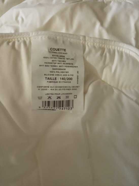 Гипоаллергенное одеяло  200х140 см, Франция