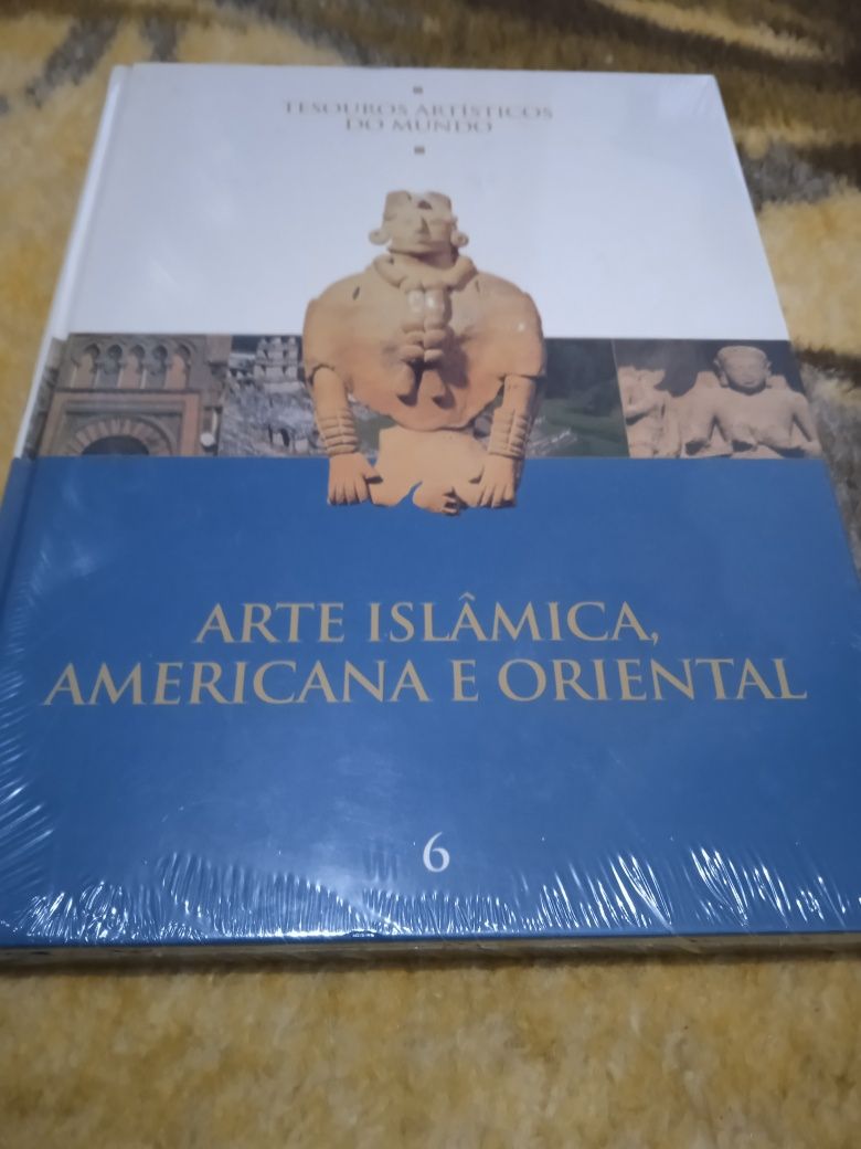 Vendo 7 livros novos tesouros artísticos do mundo