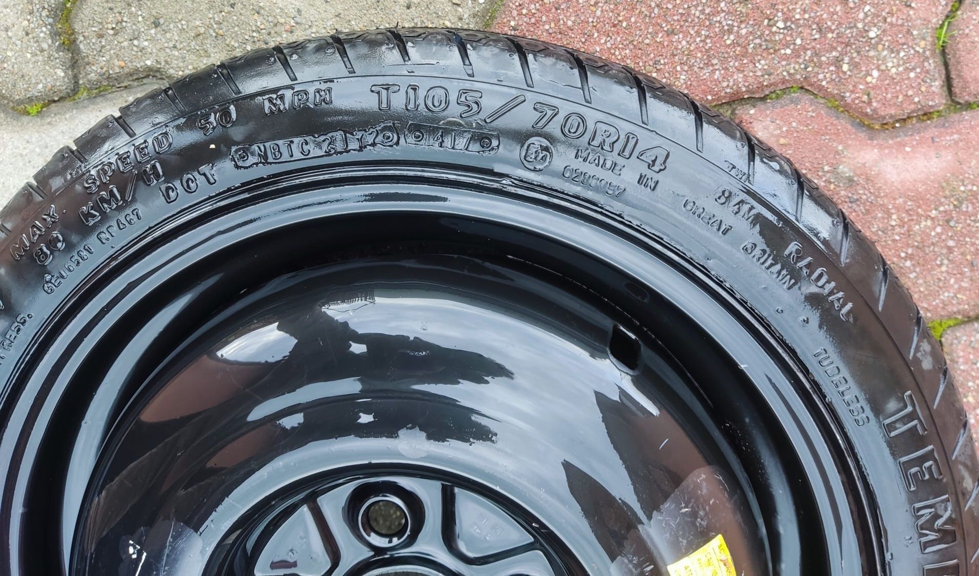 Koło dojazdowe T105/70 R14