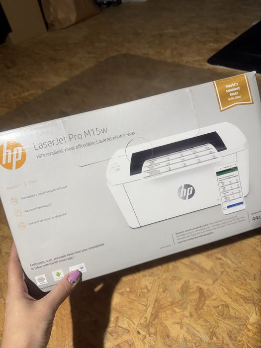 Drukarka HP laserjet pro m15w wifi