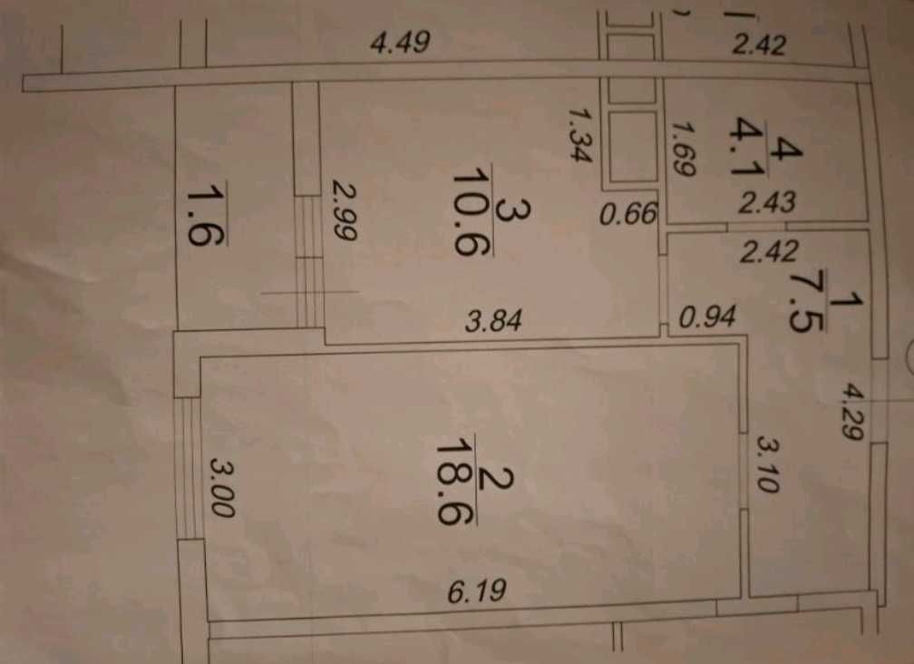 Продам квартиру Kadorr City на Краснова /61 Жемчужина 42,2 м2