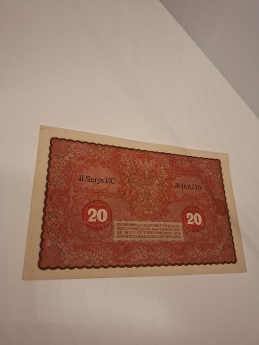 20 Marek Polskich 1919r. Seria EC  stan I