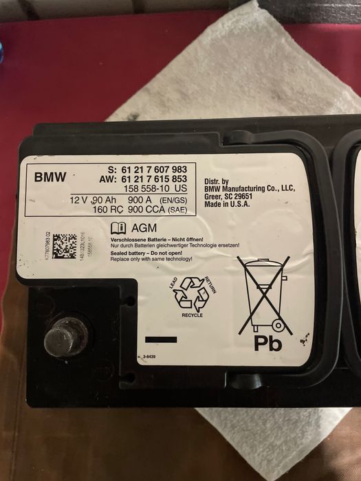 Akumulator Mercedes BMW 12V 95Ah 850 A