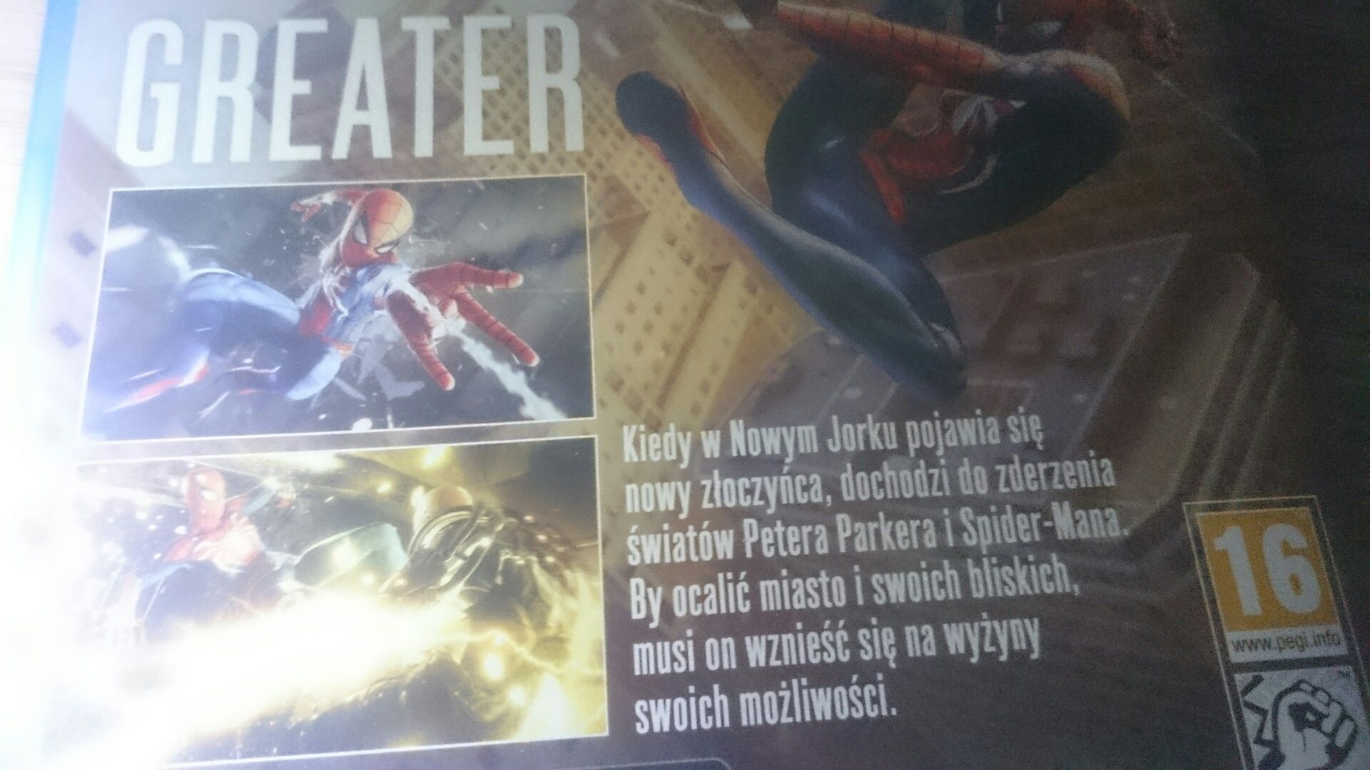 Gra Spiderman PS4 Playstation 4 polska wersja gta marvel Spider-man