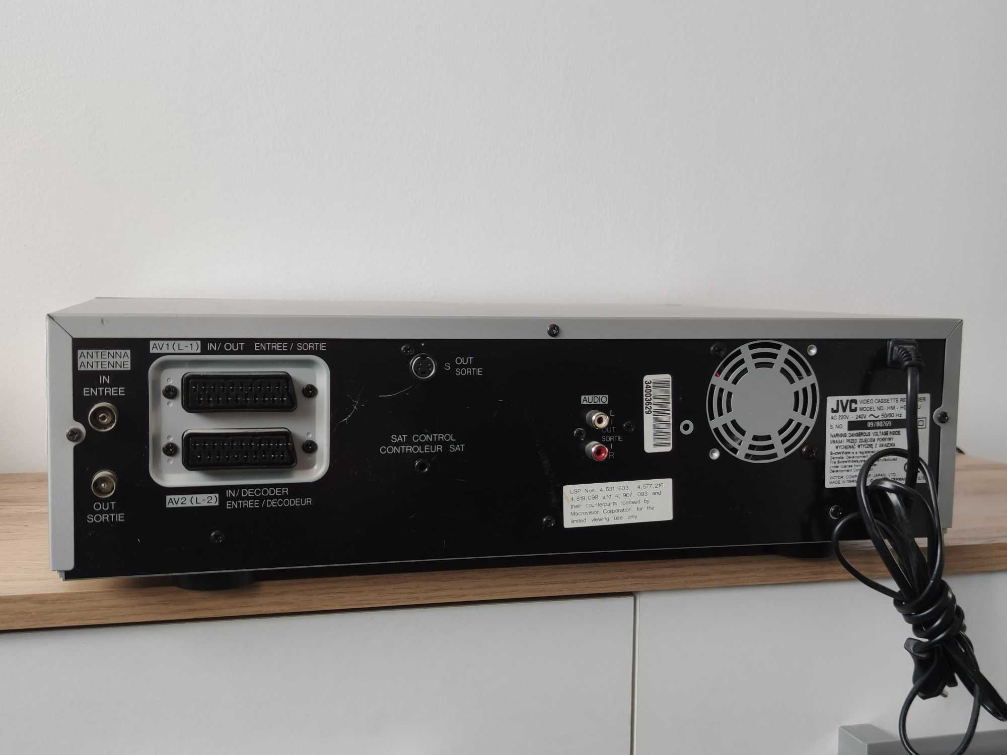 JVC HM-HDS1 Super VHS/HDD nagrywarka S-vhs combo HiFi pdc vps a2 nicam