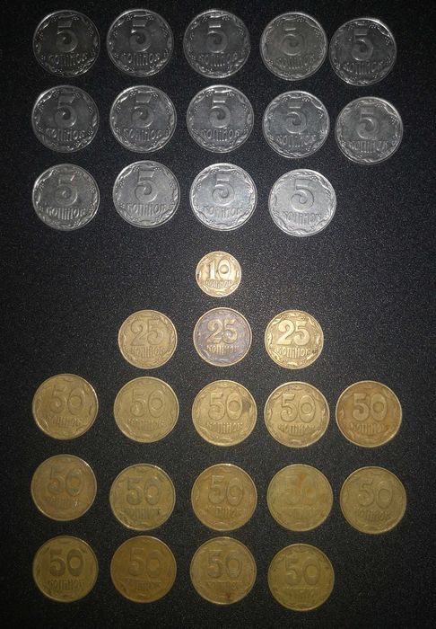 Продам 5, 10, 25, 50 копеек 1992, 1994 года