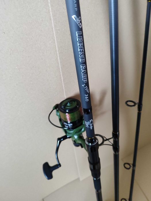 Wędka karpiowa LegendCarp 3,6m 3,7lbs z kołowrotkiem MF6000