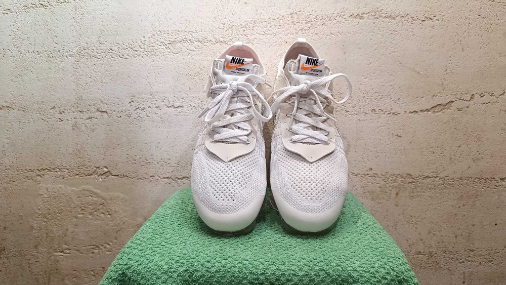 Męskie sneakersy NIKE AIR VAPORMAX FLYKNIT OFF-WHITE r.45 stan b.dobry