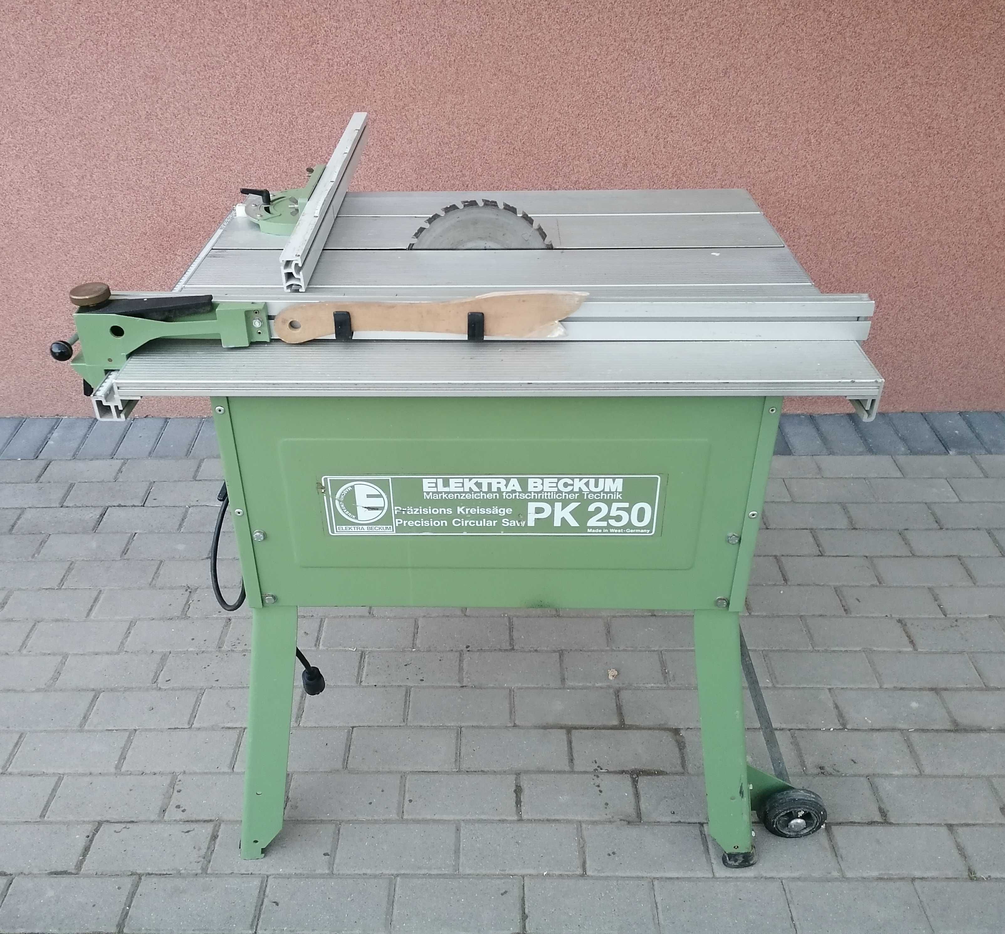 Piła budowlana krajzega Elektra Beckum PK 250  Piła stołowa