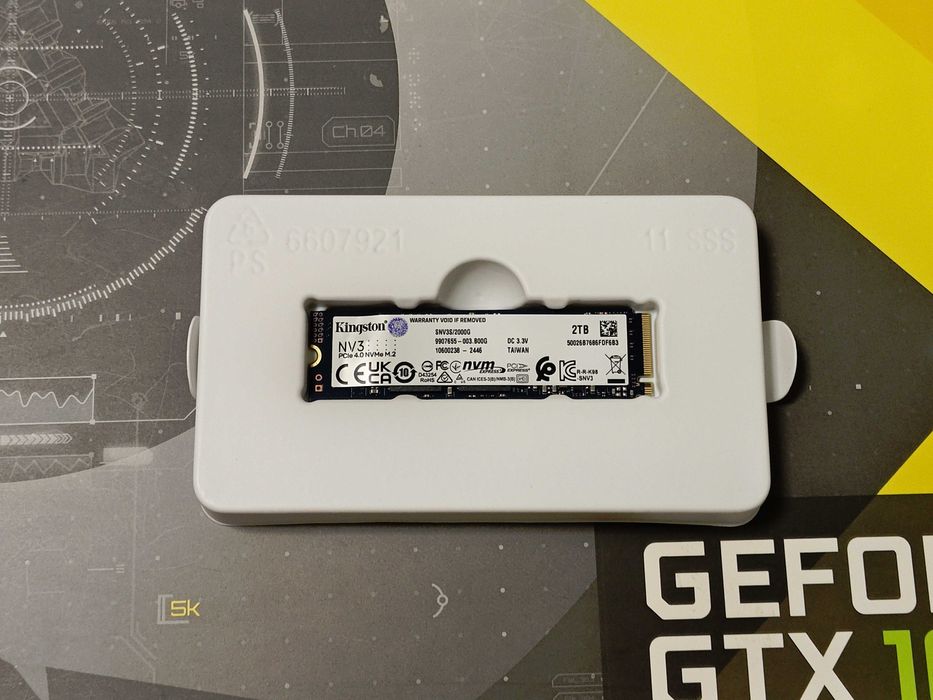 Швидкий SSD Kingston NV3 2TB m2 nvme новий PCIe 4.0 для ПК чи ноутбука