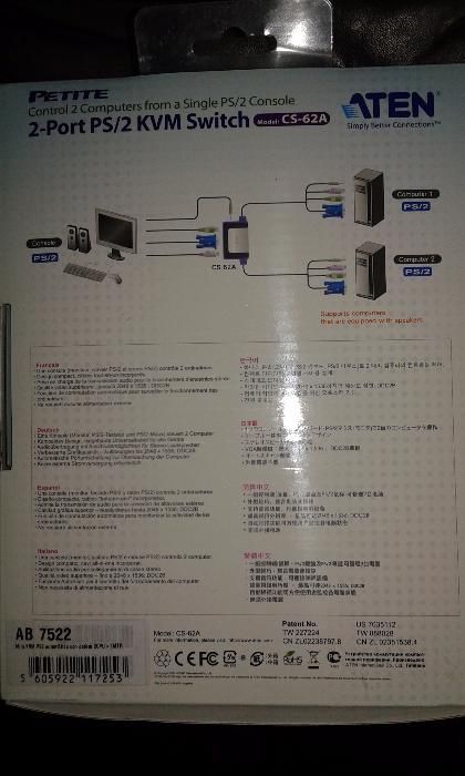 Hardware - SWITCH PS2, SMC Wireless, Colunas de som para PC