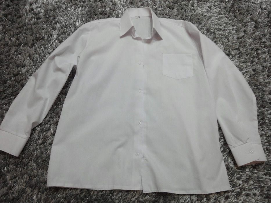 Koszula biała chłopięca rozm.158