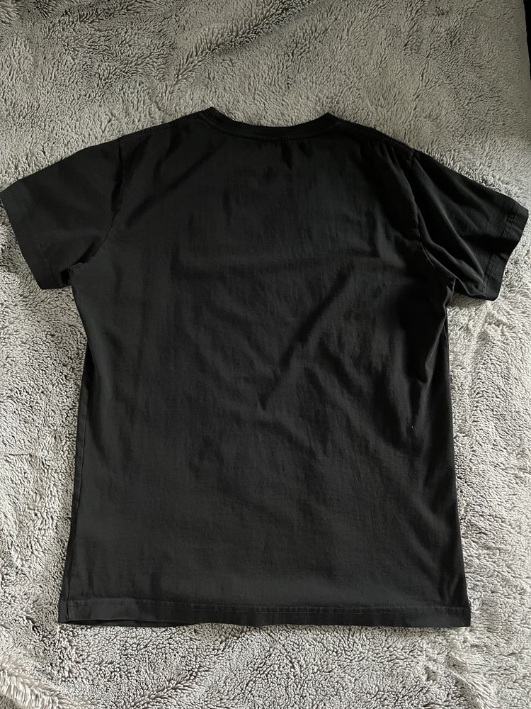 Koszulka t-shirt Diesel Czarna L z nadrukiem