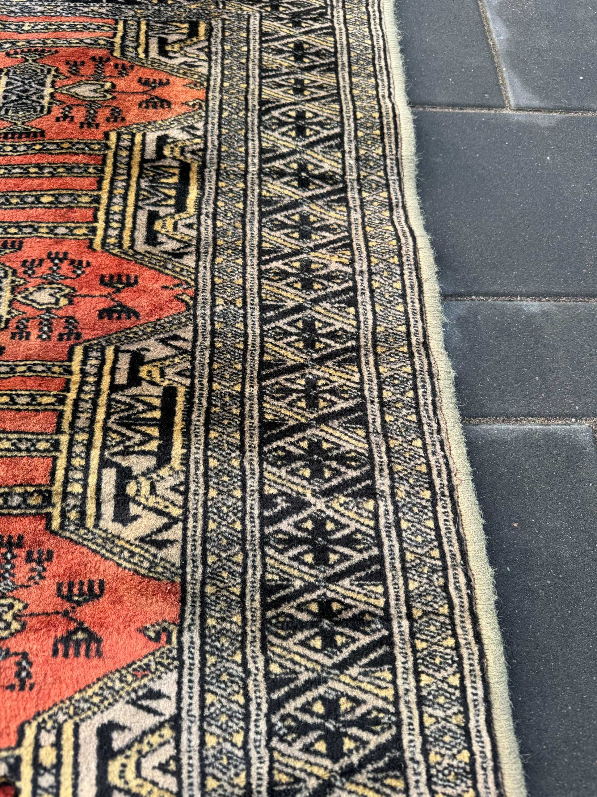 Pakistańska Buchara Chodnik Ręcznie Tkany Wełniany 102x65