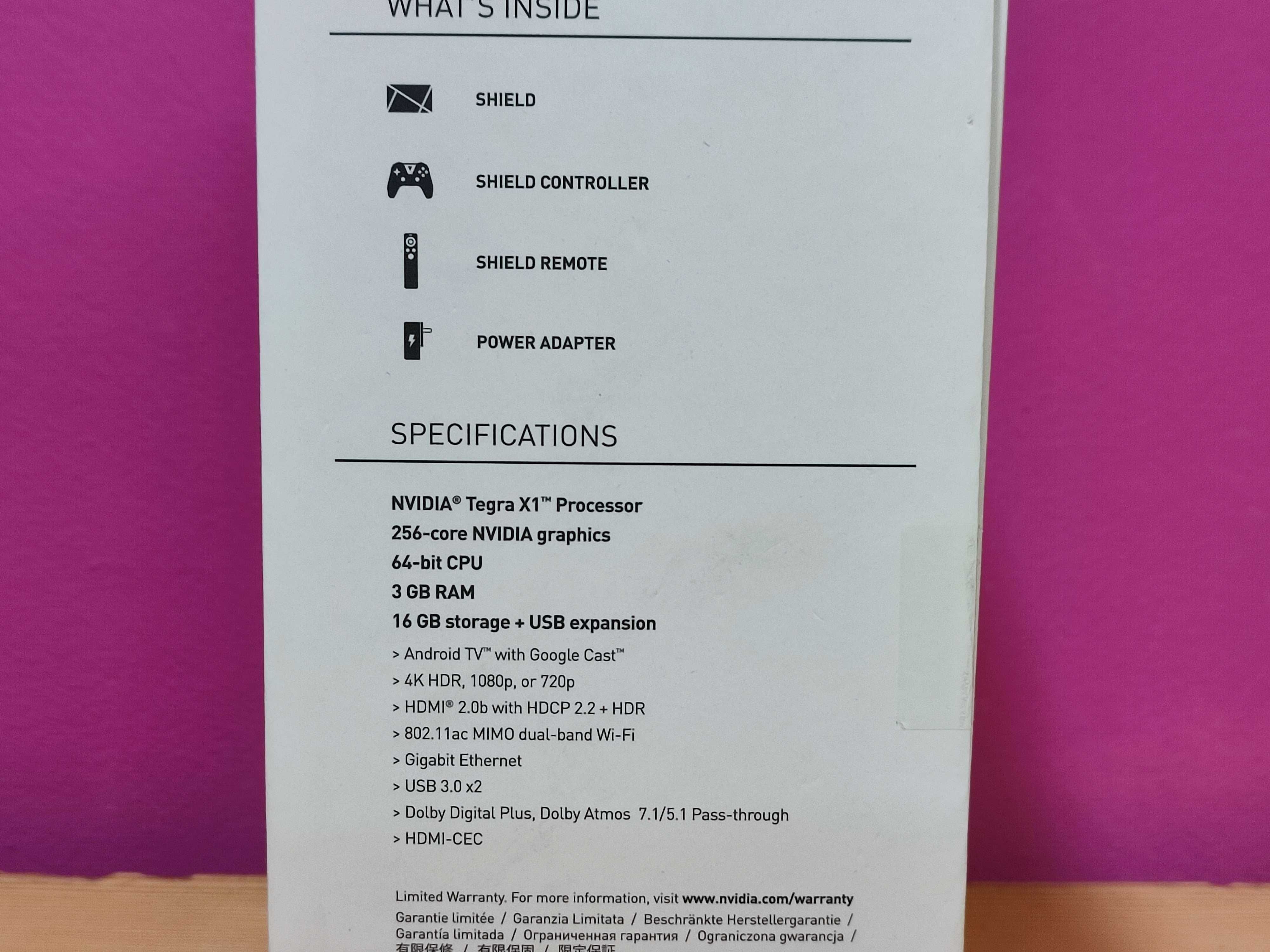Nvidia Shield TV 4K (2017) - Box Tv