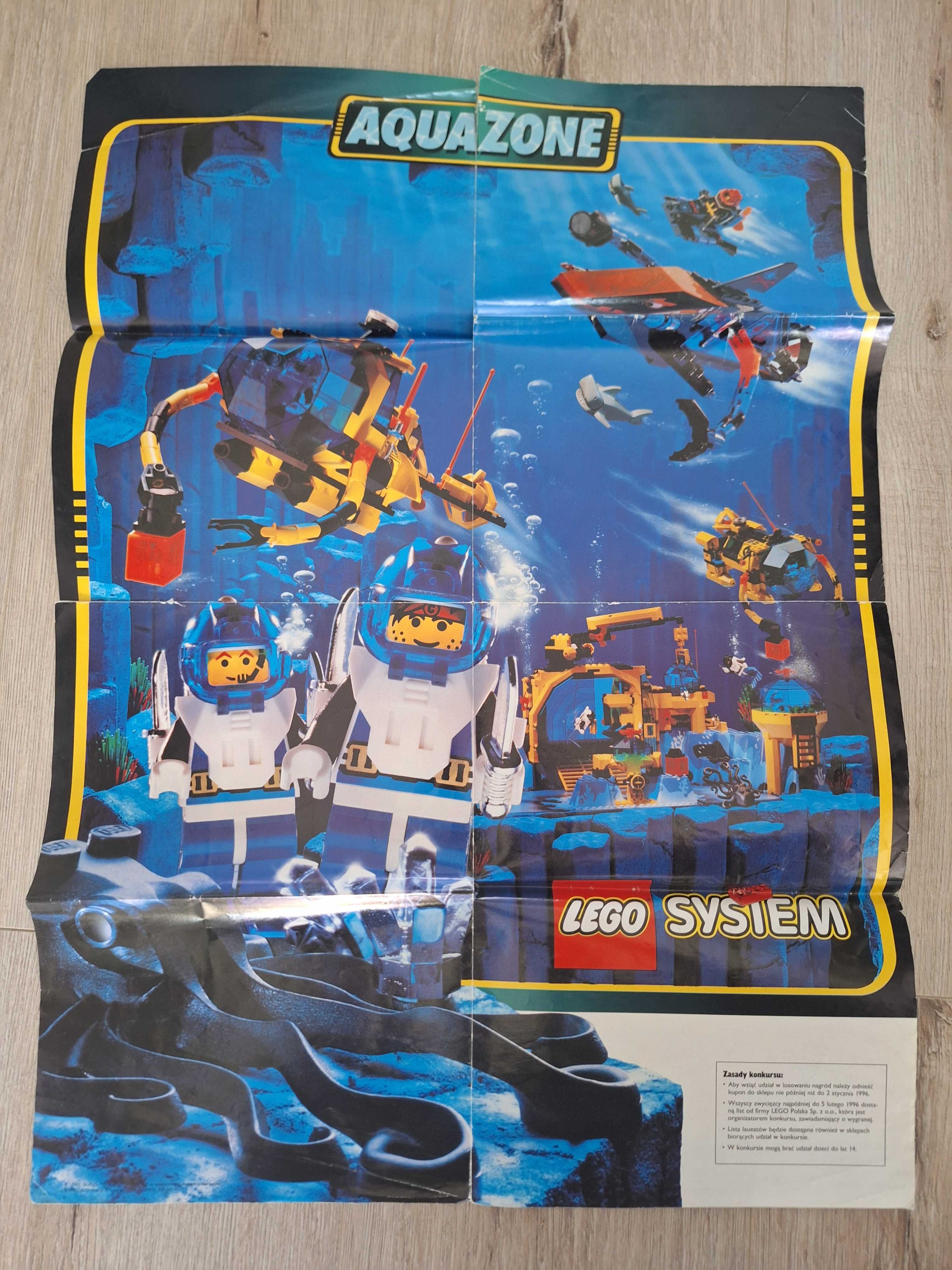 LEGO Plakat Aqua Zone duży.Retro Lego. (R)