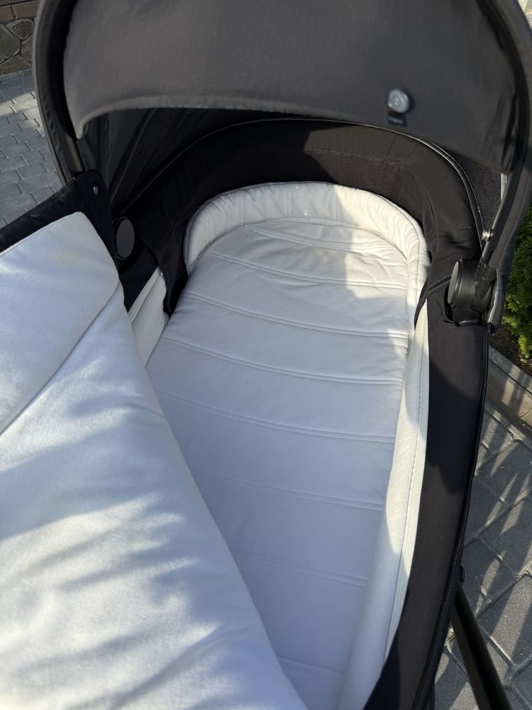 Коляска Cybex Priam 4.0 Sepia Black шасі Rosegold 2 в 1