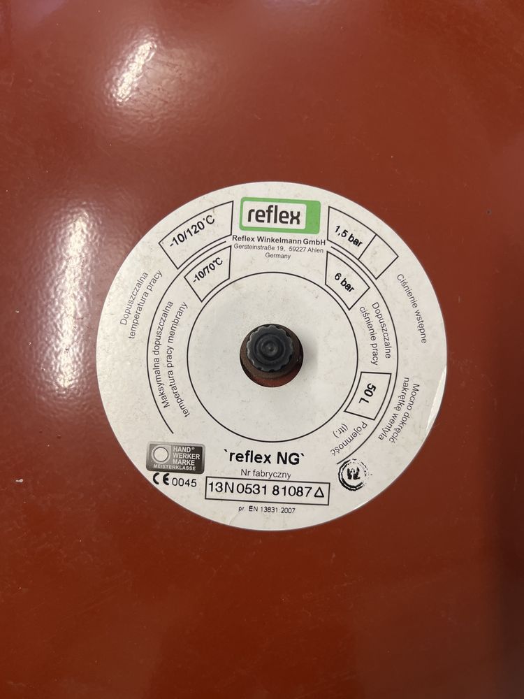 Naczynie przeponowe do c.o. Reflex NG 50l