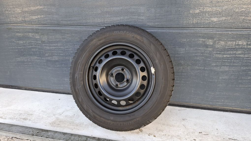 1x koło zimowe 185/65 R15 4x100 Renault Nissan Dacia zapasówka