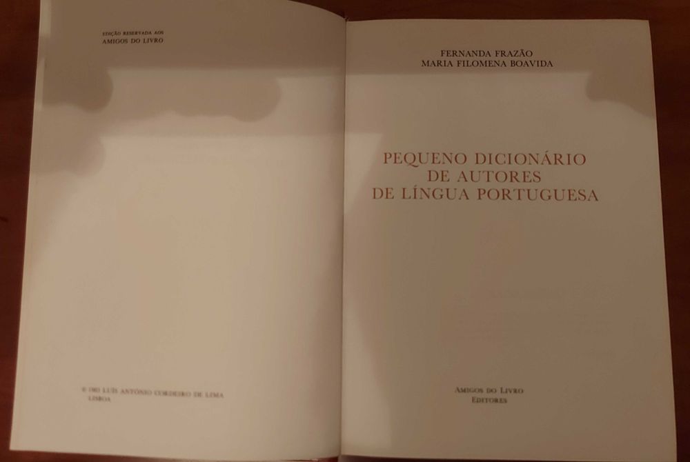 Pequeno Dicionário de Autores de Língua Portuguesa