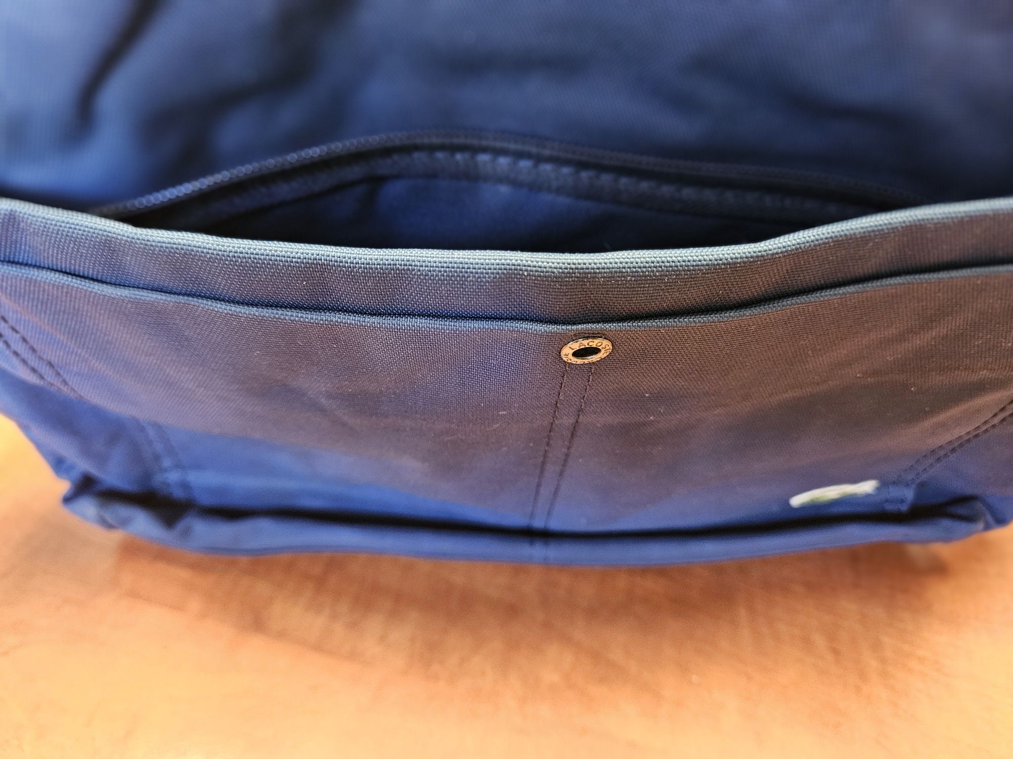 Lacoste granatowa torba