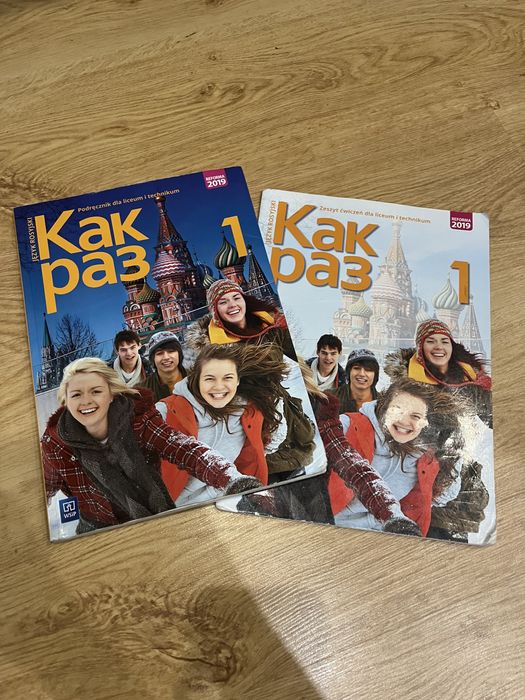 podręcznik i zeszyt ćwiczeń rosyjski klasa 1 kak pa3 wsip z płytami
