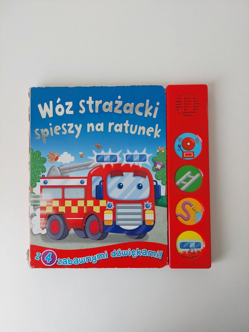 Książka dla dzieci wóz strażacki