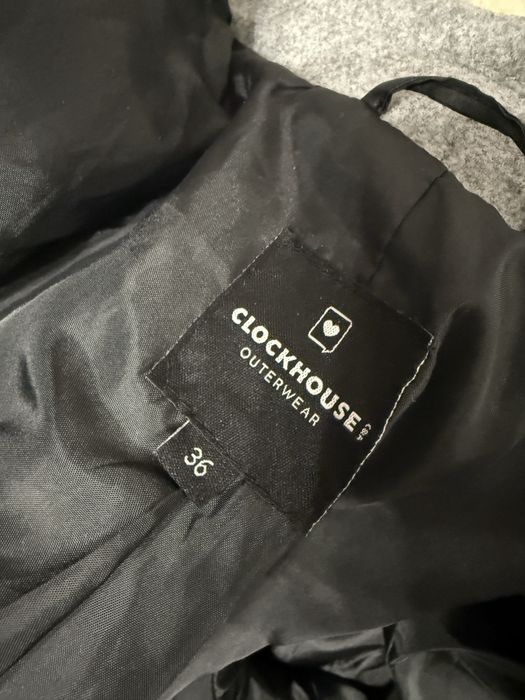 Продам жіноче сіре пальто, тримає форму, розмір 36