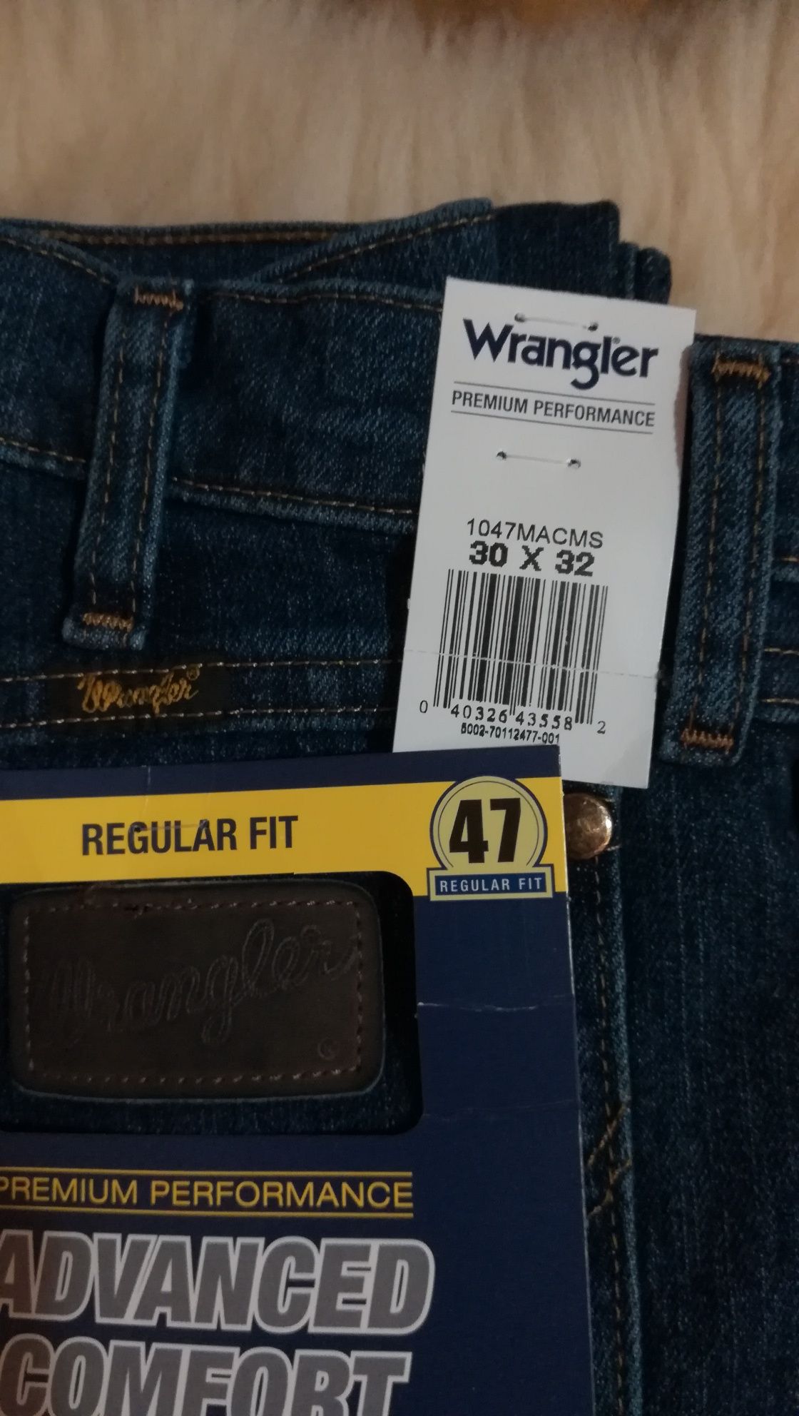 Джинси Wrangler Premium Performance Advanced Comfort 47MACMS