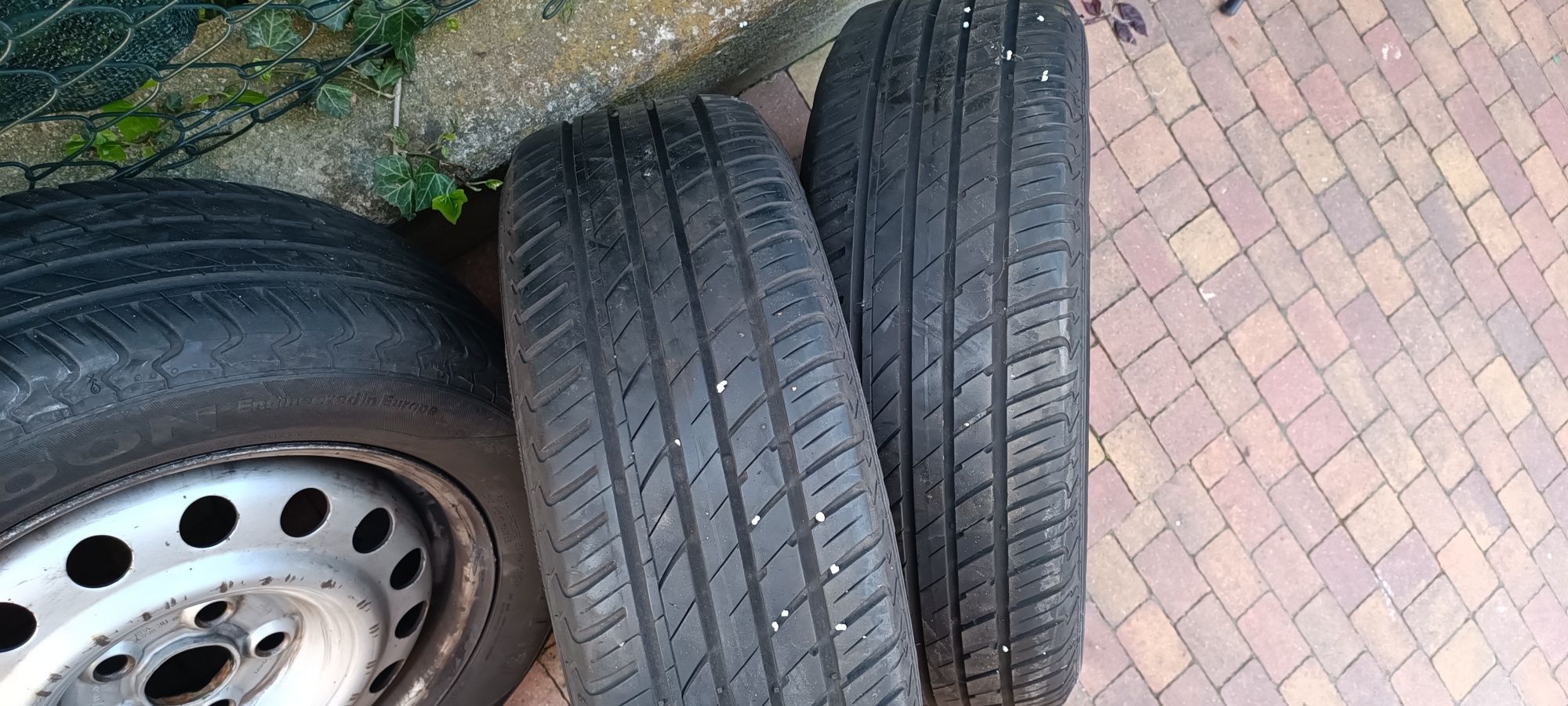 Opony,Kompletne koła 4szt VW 5*112 letnie