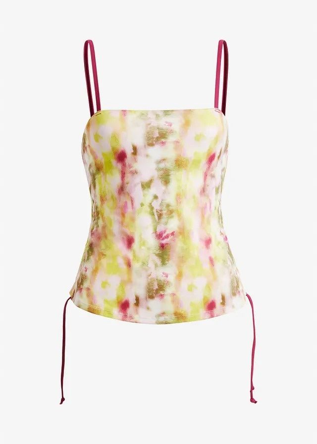 B.P.C top tankini w kolorowy batikowy wzór 38.