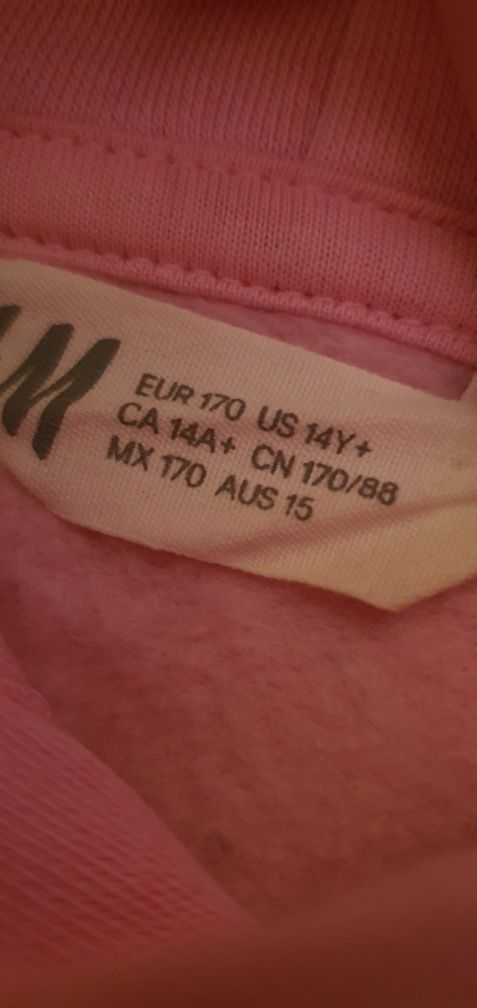 Różowa bluza z przekręcanymi cekinami 170