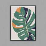 monstera plakat do pokoju, obraz do salonu, plakat kwiat monstera