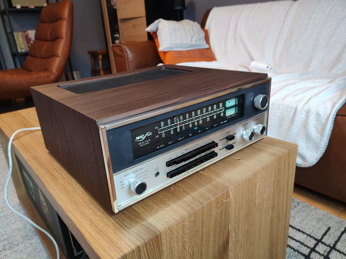 MAC 1900. Mcintosh. Wzmacniacz, amplituner.