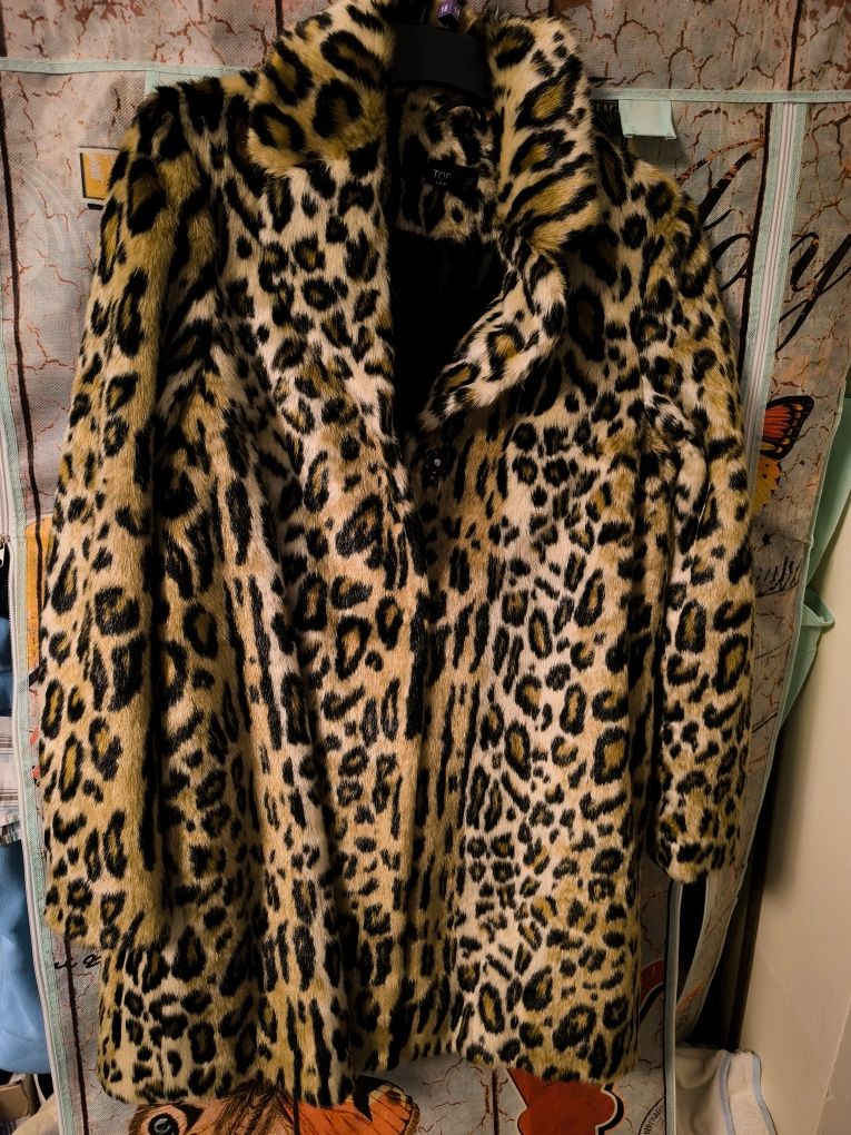 Шуба жіноча леопардова Topshop