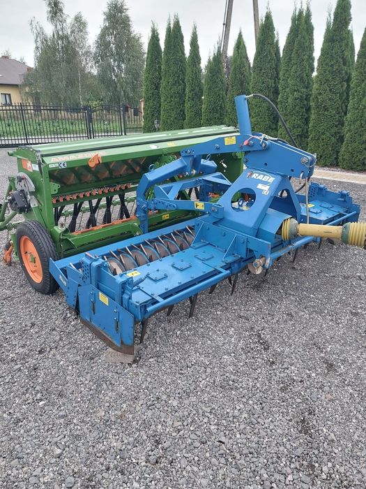Agregat uprawowo-siewny 3m brona Rabe Werk siewnik Amazone D-9 Specjal