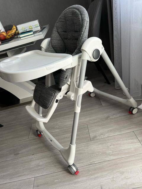 Стільчик Peg Perego Prima Pappa Wonder Grey Follow Me