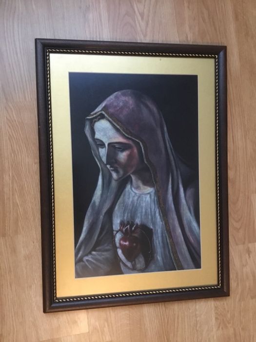 Quadro religioso Imaculado Coração de Maria