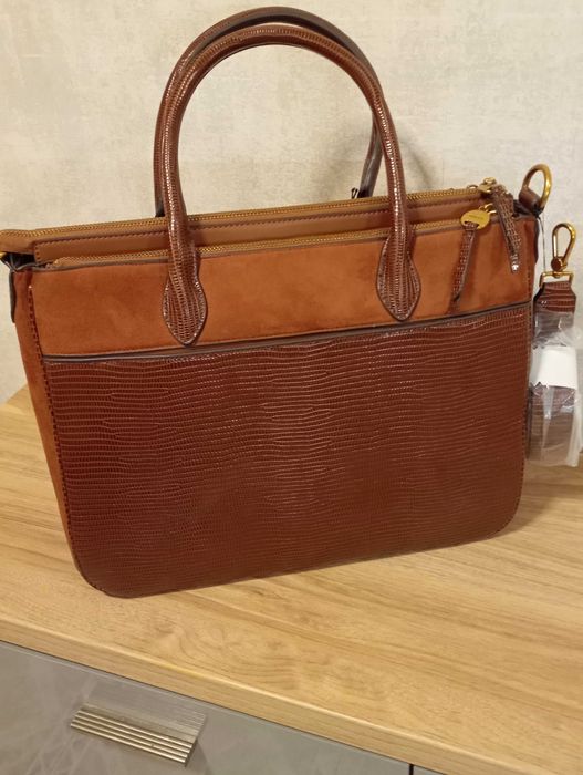 Стильная новая сумка замша